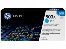 Картридж голубой HP Color LaserJet 3800/CP3505 (6K)
