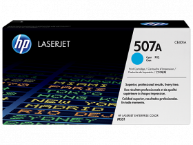 Картридж голубой 507A HP Enterprise LaserJet 500 (6К)