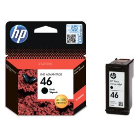 Картридж для HP Deskjet Ink Advantage 2020hc, 2520hc (CZ637AE №46) черный