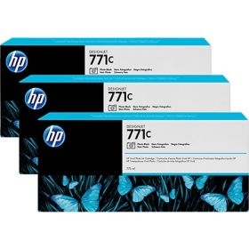 Картридж для HP Designjet Z6200 (B6Y37A №771C) (фото черный) (775 мл) (3 шт)