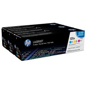 Набор картриджей для HP Color LaserJet CP1215, CP1518ni, CP1515n, CM1312, CP1518n (CF373AM №125A) (пурпурный, желтый, голубой)