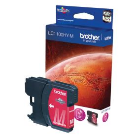 Картридж Brother LC-1100HY-M (magenta), 750 стр.