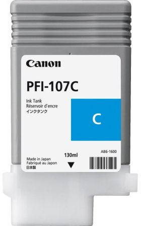 Картридж Canon PFI-107C (cyan) 130 мл