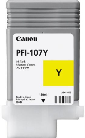 Картридж Canon PFI-107Y (yellow) 130 мл