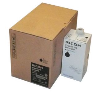 Чернила для дупликатора тип DX4640 (упаковка 6шт) черные для Ricoh Priport DX4640