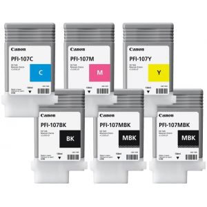 Canon PFI-107 (MBKx2,BK,M,C,Y