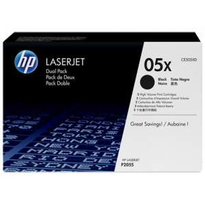 Картридж черный HP 05X (двойной) LaserJet P2055 (2x6,5K)