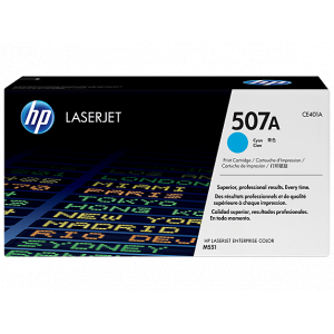 Картридж голубой 507A HP Enterprise LaserJet 500 (6К)