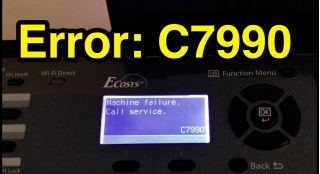Ошибка C7990 Kyocera