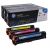 Набор картриджей для HP Color LaserJet CP1215, CP1518ni, CP1515n, CM1312, CP1518n (CF373AM №125A) (пурпурный, желтый, голубой)