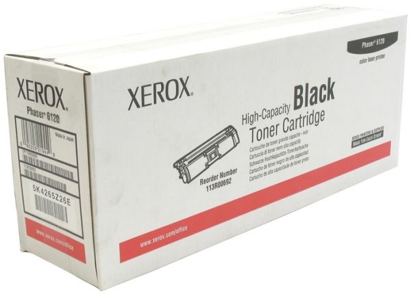 Xerox Phaser 6120 тонер-картридж black (черный) (113R00692)