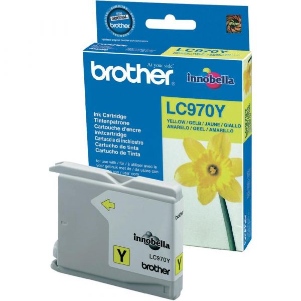 Картридж Brother LC-970Y (yellow), 300 стр